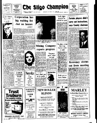 cover page of Sligo Champion published on June 18, 1976