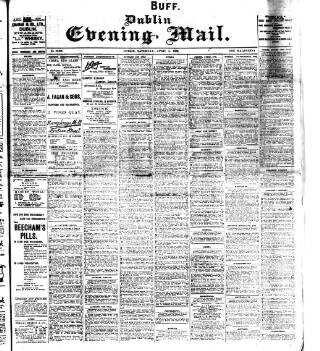 cover page of Dublin Evening Mail published on April 1, 1905