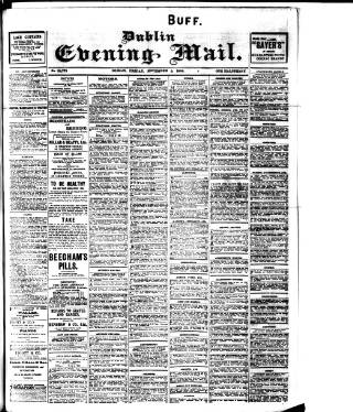 cover page of Dublin Evening Mail published on November 2, 1906