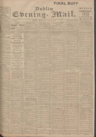 cover page of Dublin Evening Mail published on June 18, 1914