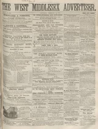 cover page of West Middlesex Advertiser and Family Journal published on February 2, 1861