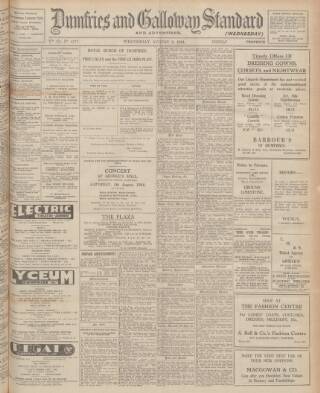 cover page of Dumfries and Galloway Standard published on August 2, 1944