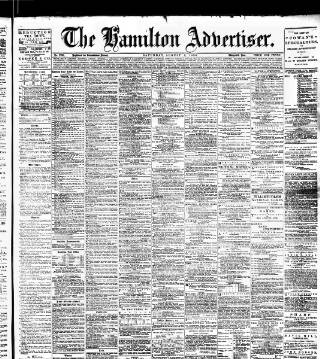 cover page of Hamilton Advertiser published on August 2, 1890