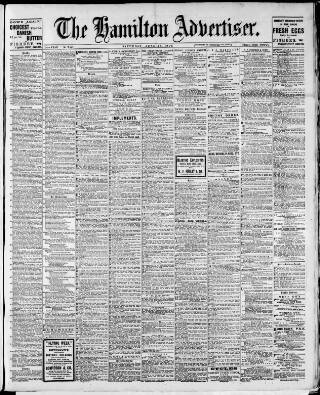 cover page of Hamilton Advertiser published on June 18, 1910