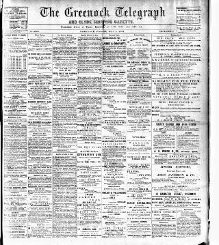 cover page of Greenock Telegraph and Clyde Shipping Gazette published on May 2, 1902