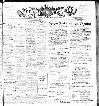 cover page of Arbroath Herald published on May 2, 1924