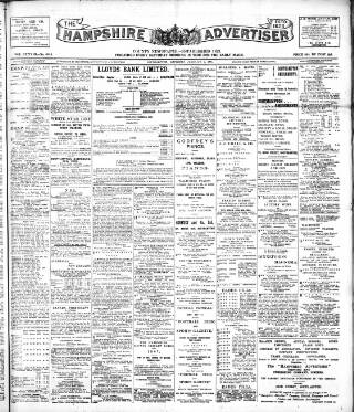 cover page of Hampshire Advertiser published on February 2, 1907