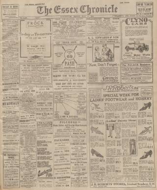 cover page of Chelmsford Chronicle published on June 18, 1926
