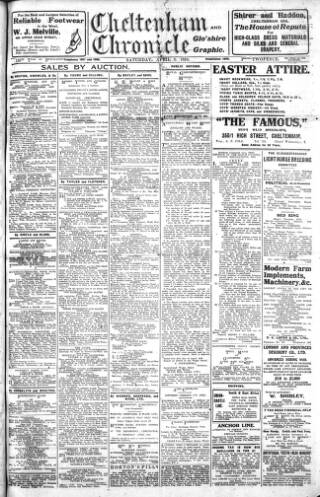 cover page of Cheltenham Chronicle published on April 5, 1919
