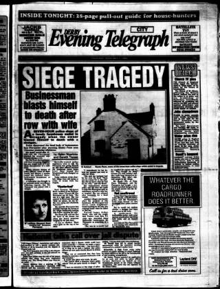 cover page of Derby Daily Telegraph published on February 2, 1989