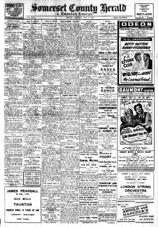 cover page of Taunton Courier and Western Advertiser published on May 4, 1946