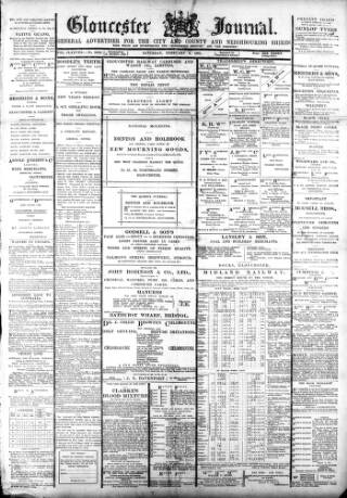 cover page of Gloucester Journal published on February 2, 1901