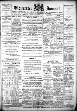 cover page of Gloucester Journal published on September 17, 1904