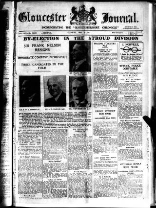 cover page of Gloucester Journal published on May 2, 1931