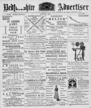 cover page of Luton Times and Advertiser published on February 2, 1900