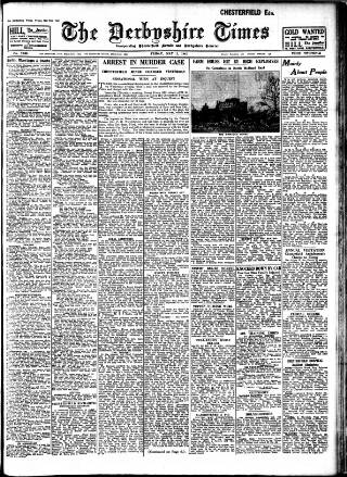 cover page of Derbyshire Times published on May 2, 1941