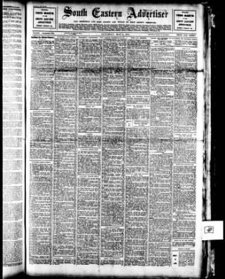 cover page of South Eastern Advertiser published on May 2, 1914