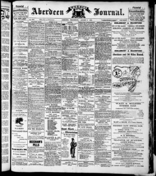 cover page of Aberdeen Weekly Journal published on August 2, 1905