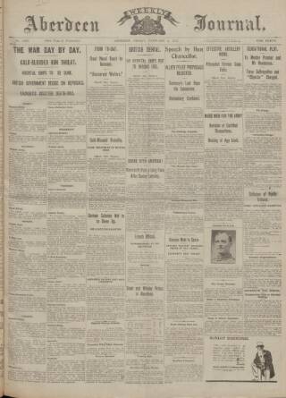 cover page of Aberdeen Weekly Journal published on February 2, 1917
