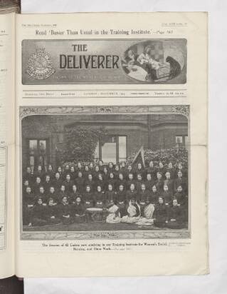 cover page of Deliverer published on November 1, 1914