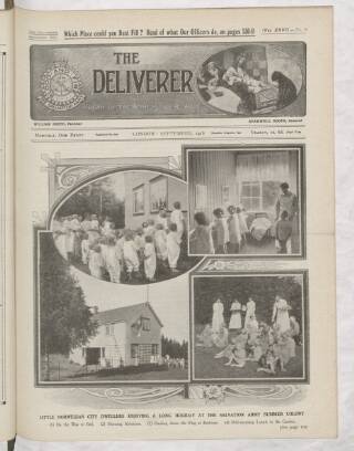cover page of Deliverer published on September 1, 1916