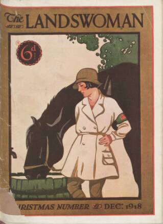 cover page of Landswoman published on December 1, 1918
