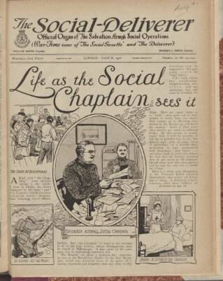 cover page of Deliverer published on March 1, 1918