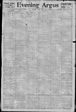 cover page of Brighton Argus published on May 4, 1911
