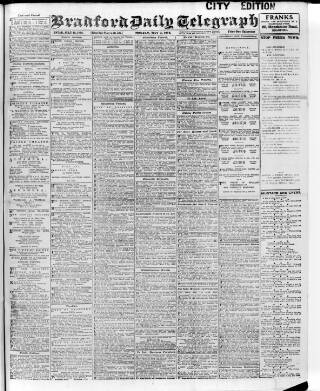 cover page of Bradford Daily Telegraph published on May 4, 1914