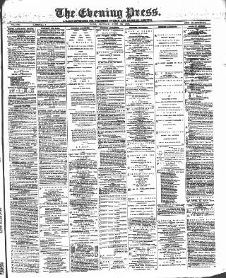 cover page of Yorkshire Evening Press published on June 18, 1888