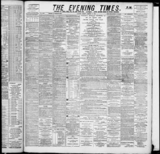 cover page of Glasgow Evening Times published on February 2, 1892