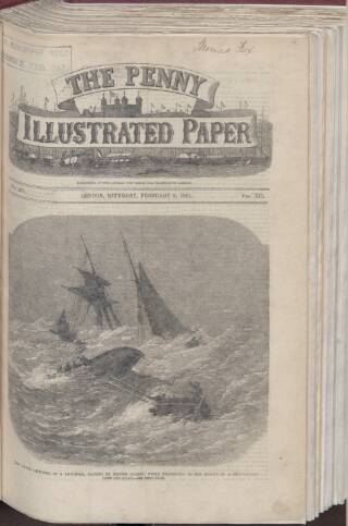 cover page of Penny Illustrated Paper published on February 2, 1867