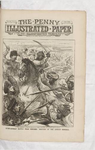 cover page of Penny Illustrated Paper published on May 2, 1885