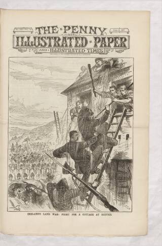 cover page of Penny Illustrated Paper published on June 18, 1887
