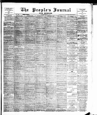 cover page of Dundee People's Journal published on May 2, 1891