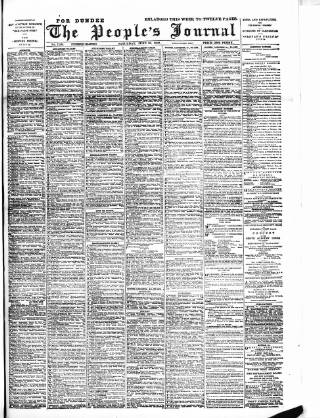cover page of Dundee People's Journal published on June 18, 1892