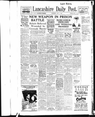 cover page of Lancashire Evening Post published on May 4, 1946