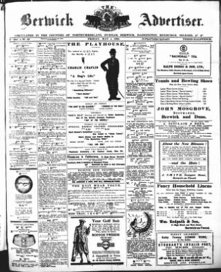 cover page of Berwick Advertiser published on May 4, 1923