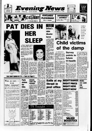 cover page of Edinburgh Evening News published on September 17, 1986