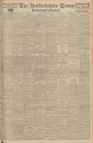 cover page of Bedfordshire Times and Independent published on August 2, 1946