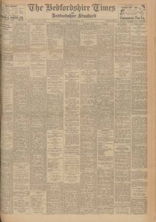 cover page of Bedfordshire Times and Independent published on September 17, 1954