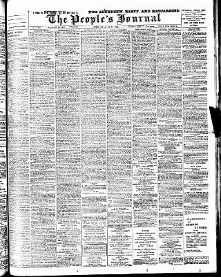 cover page of Aberdeen People's Journal published on June 18, 1904