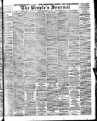 cover page of Aberdeen People's Journal published on September 17, 1904