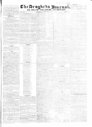 cover page of Drogheda Journal, or Meath & Louth Advertiser published on August 2, 1836
