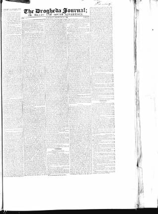 cover page of Drogheda Journal, or Meath & Louth Advertiser published on February 2, 1839
