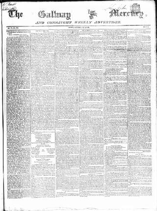 cover page of Galway Mercury published on May 4, 1850