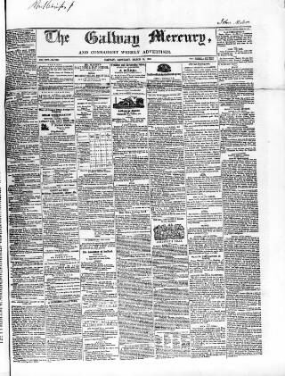 cover page of Galway Mercury published on March 19, 1859