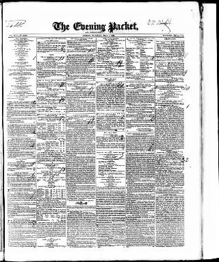cover page of Dublin Evening Packet and Correspondent published on May 2, 1843