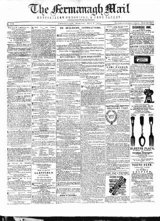 cover page of Enniskillen Chronicle and Erne Packet published on May 2, 1870