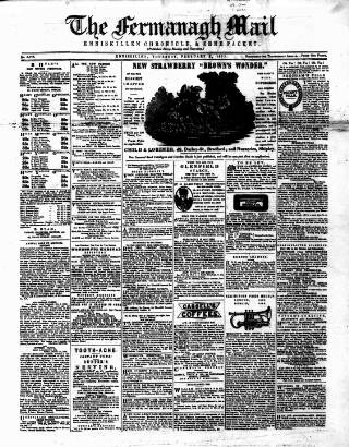 cover page of Enniskillen Chronicle and Erne Packet published on February 2, 1871